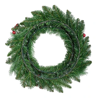 Everlands Windham krans frosted - 10cm - afbeelding 2