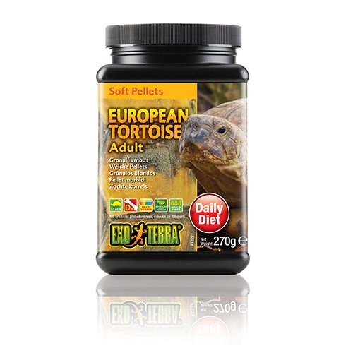 Exo Terra Soft Pellets Volwassen Europese Schildpad - 270 g