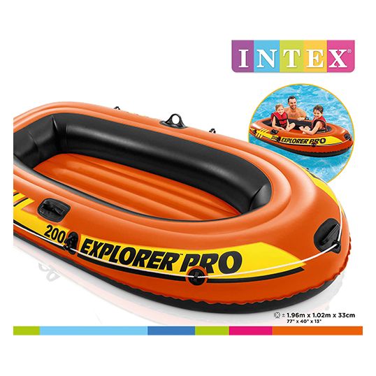 Intex Opblaasboot Explorer Pro 200 - afbeelding 3