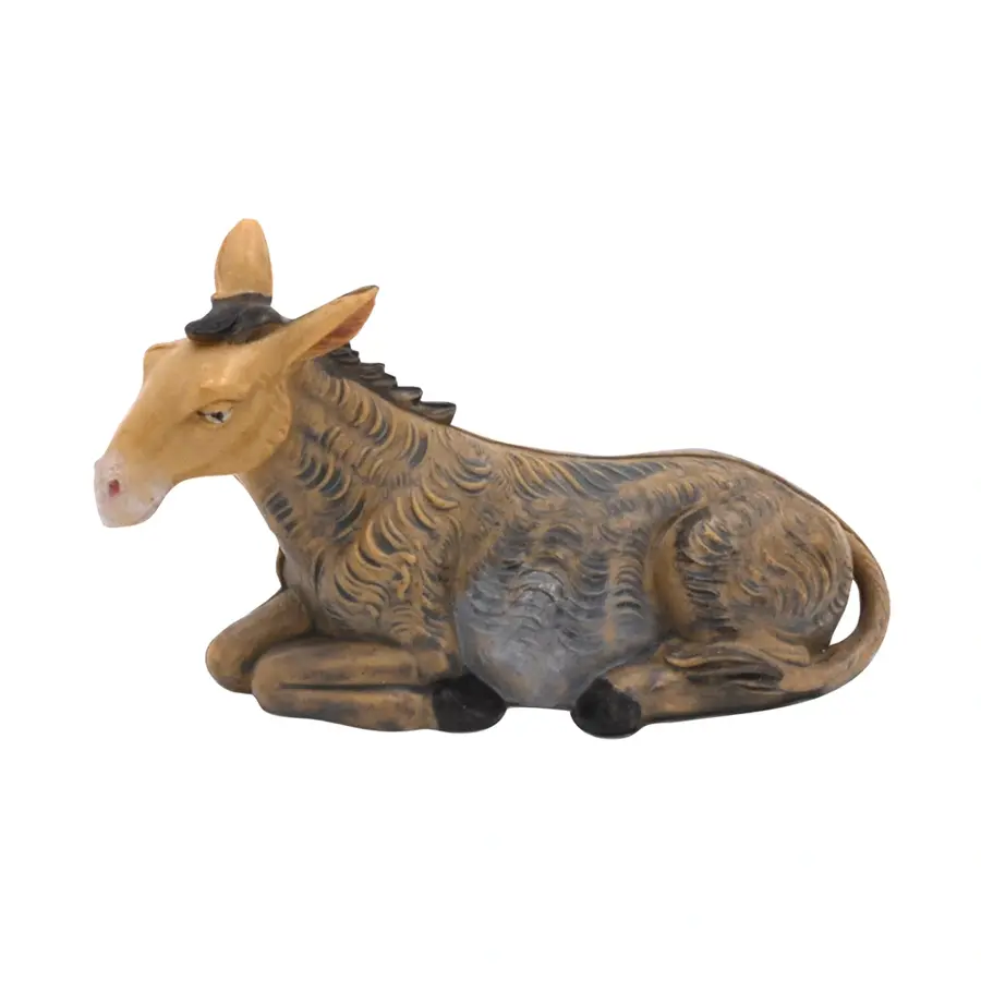 Kerststal Ezel - 12 cm