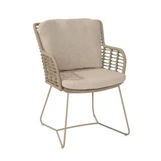 4 Seasons Outdoor Fabrice Dining Tuinstoel - Latte