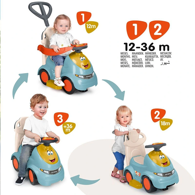 Feber Casual 3 In 1 Push N'Go Loopauto - afbeelding 3