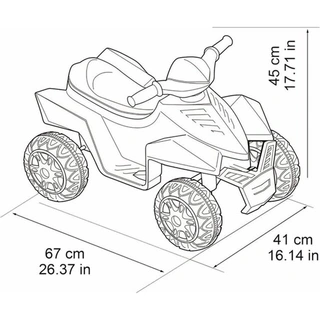 Feber Quad Racy Red - afbeelding 3
