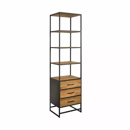 Tower Living Felino Boekenkast - 60x45x220 cm - afbeelding 1