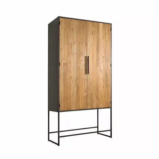 Tower Living Felino Opbergkast - 116x45x220 cm - afbeelding 1