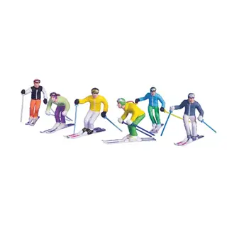 Jägerndorfer Figuren Staand Ski's - 6 st.