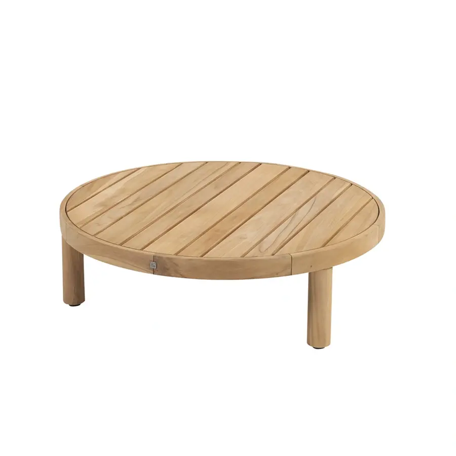 4 Seasons Outdoor Finn Salontafel Teak - Ø80 cm - afbeelding 1