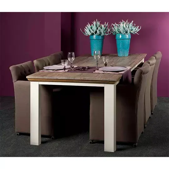 Tower Living Fleur Eettafel Square - 160x90x78 cm - afbeelding 2