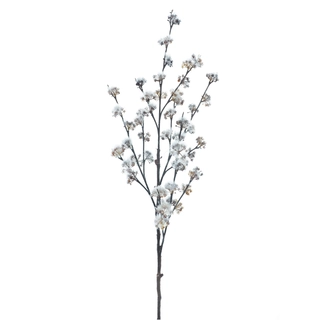 Kunsttak Flocked Gypso Spray Bruin - 96 cm