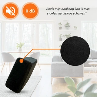 Flooq Stoelpootdoppen Frits 8 st. - 27x12 mm - afbeelding 4