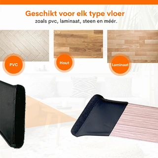 Flooq Stoelpootdoppen Frits 8 st. - 34x15 mm - afbeelding 6