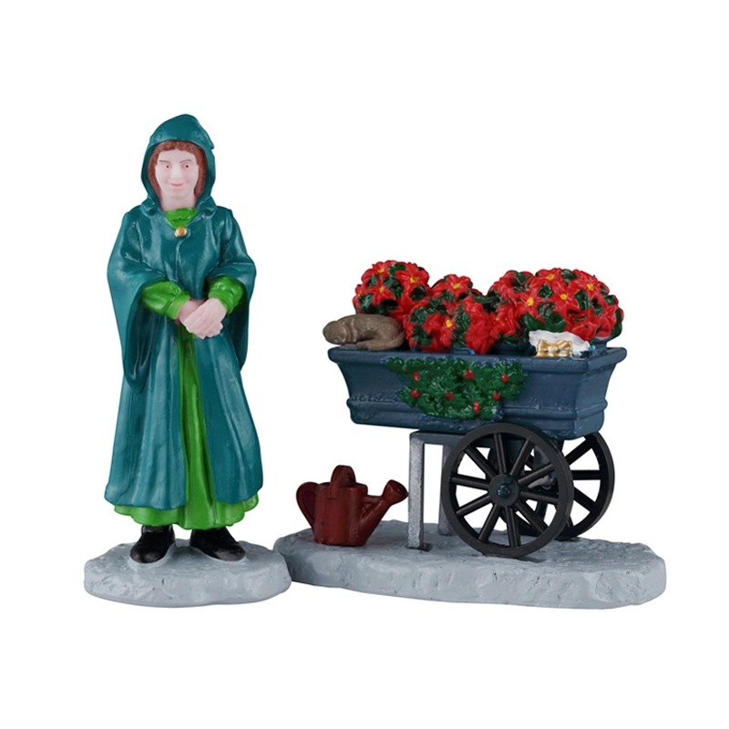 Lemax Floral Street Vendor - 2 st.