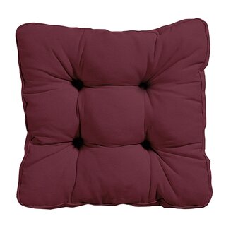 Madison Florance Zitkussen 47x47 cm - Panama Bordeaux - afbeelding 2