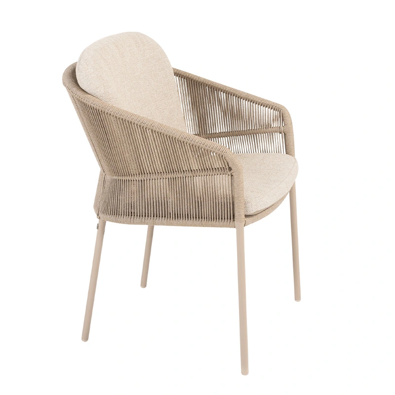 4 Seasons Outdoor Florence Dining Tuinstoel - Latte - afbeelding 2