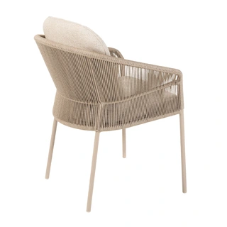 4 Seasons Outdoor Florence Dining Tuinstoel - Latte - afbeelding 3