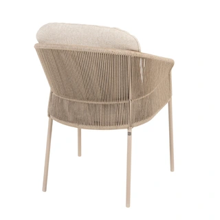 4 Seasons Outdoor Florence Dining Tuinstoel - Latte - afbeelding 4