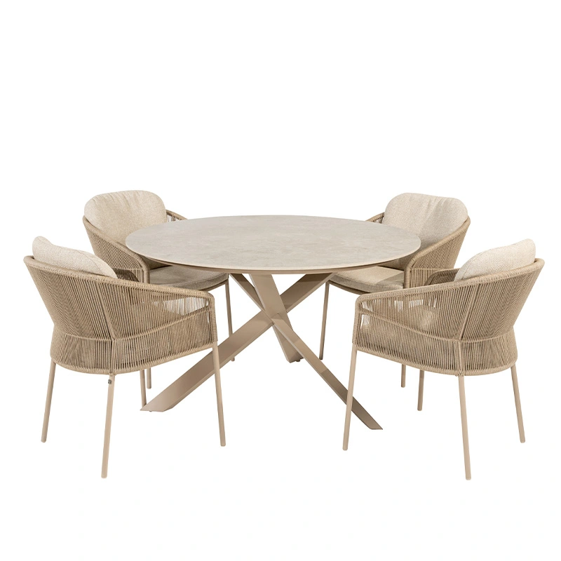 4 Seasons Outdoor Florence Dining Tuinstoel - Latte - afbeelding 5