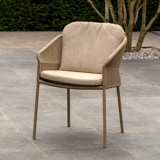 4 Seasons Outdoor Florence Dining Tuinstoel - Latte - afbeelding 6