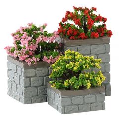 Lemax Flower Bed Boxes - 3 st.