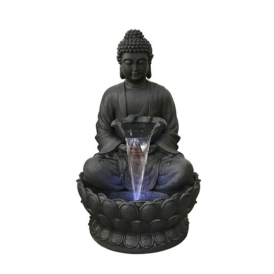 middernacht aantal Matig Stone-Lite Fontein Boeddha - 69x63x113 cm | Tuincentrum De Boet