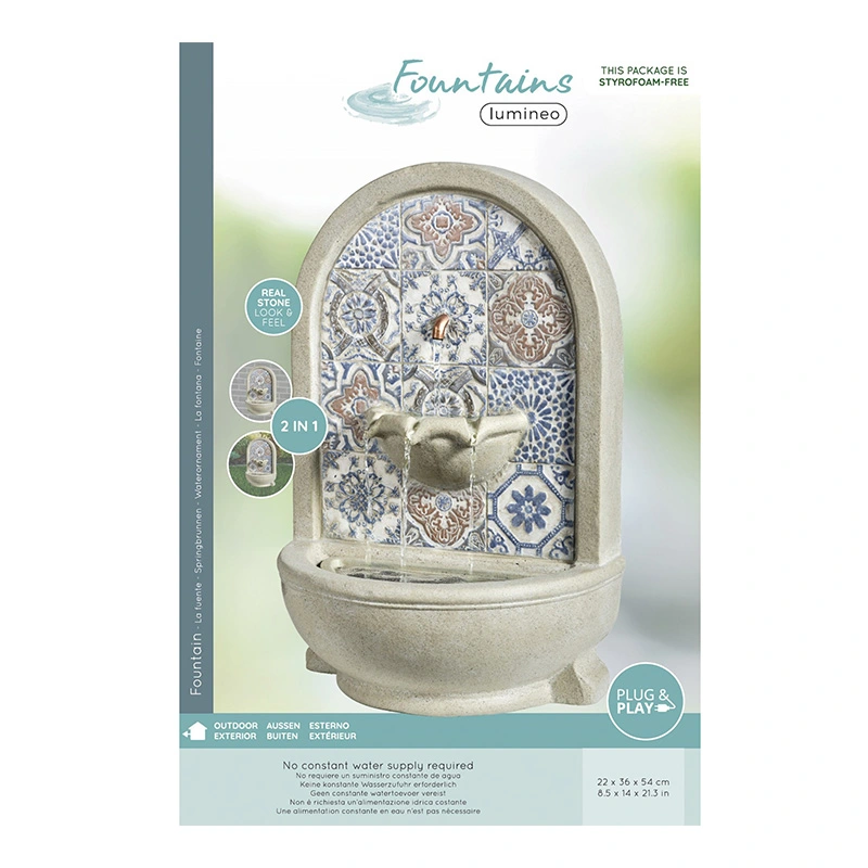 Fontein Mozaïek Zand - 54 cm - afbeelding 3