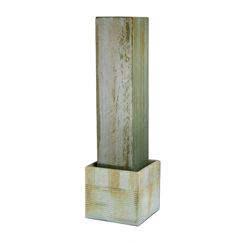 Fontein Pilaar Stone Copper - 117 cm - afbeelding 1