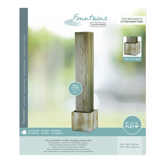 Fontein Pilaar Stone Copper - 163 cm - afbeelding 2