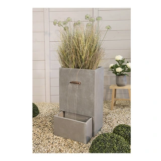 Fontein Bak Licht Grijs - 100 cm - afbeelding 2