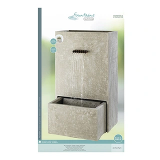 Fontein Bak Licht Grijs - 100 cm - afbeelding 3