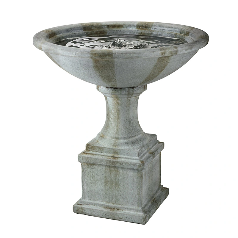 Fontein Schaal Op Sokkel - Copper - afbeelding 1