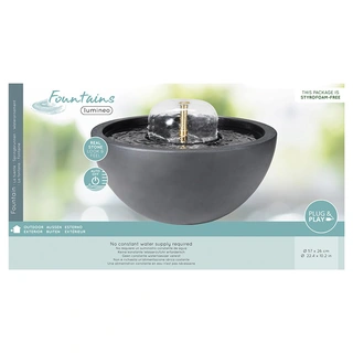 Fontein Schaal - Zwart - afbeelding 2