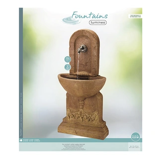 Fontein Wand met kraan - Bruin - afbeelding 2