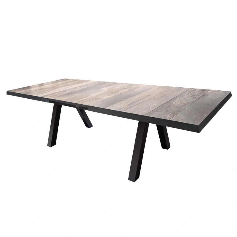 Formosa Verstelbare Tuintafel Antraciet - 205/265x103 cm - afbeelding 2