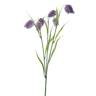 Kunstbloem Fritallaria spray purple 60cm