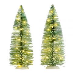 Luville Frosted tree Warm White Lights 2x