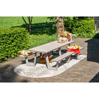 Garden Impressions Bell Picknick Set Taupe - 280 cm - afbeelding 3