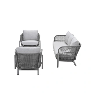 Garden Impressions Catanzaro Loungeset - Taupe/Valley Sand - afbeelding 5