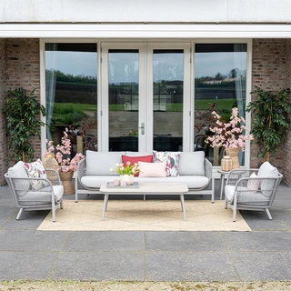 Garden Impressions Catanzaro Loungeset - Taupe/Valley Sand - afbeelding 6