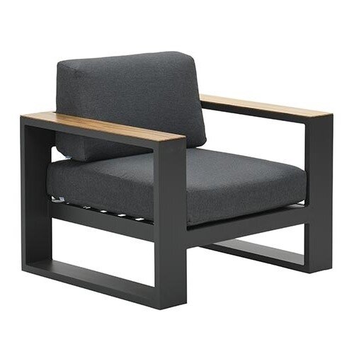 Garden Impressions Cube Lounge Fauteuil - Black | De