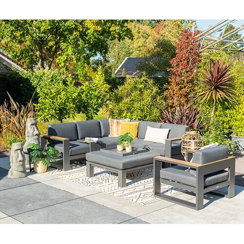 Aankondiging Spoedig Fluisteren Garden Impressions Cube Loungeset - Black Teak | De Boet