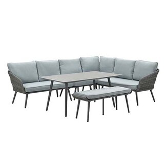 Garden Impressions Davis Lounge Diningset Rechts - CB Grey - afbeelding 1