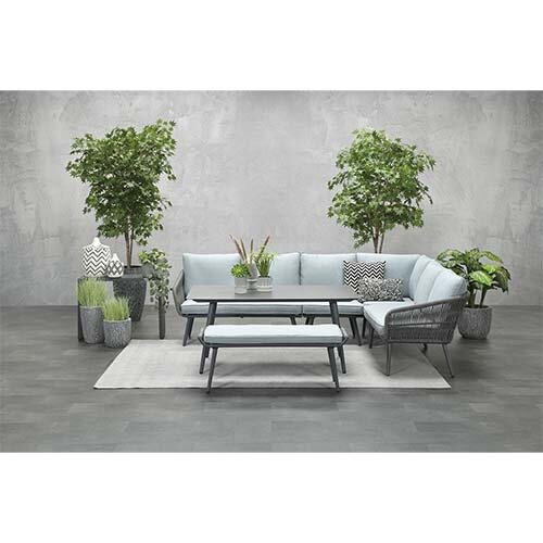 Garden Impressions Davis Lounge Diningset Rechts - CB Grey - afbeelding 2