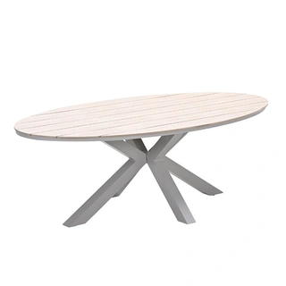 Garden Impressions Edison Tuintafel Taupe - 220x115 cm - afbeelding 1