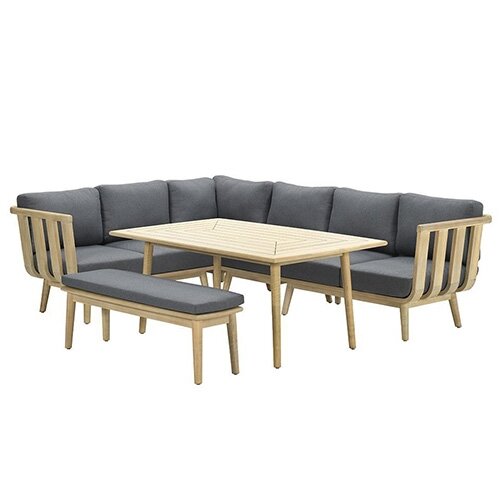Garden Impressions King Lounge- diningset - Antraciet - afbeelding 1