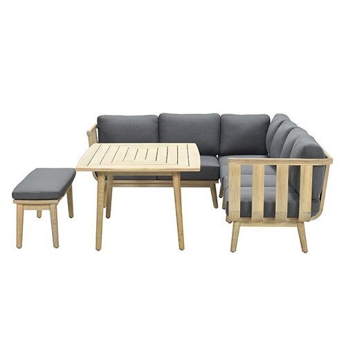 Garden Impressions King Lounge- diningset - Antraciet - afbeelding 2