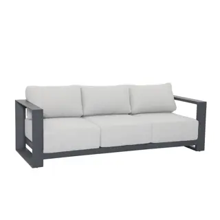 Levanto 3-zits Loungebank - Carbon Black | De Boet