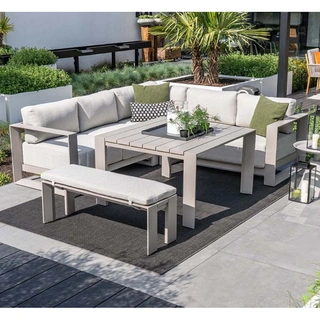 Garden Impressions Levanto Lounge- diningset - Taupe - afbeelding 1