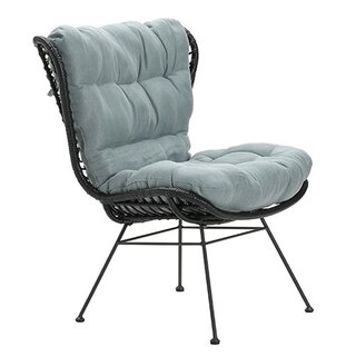 Garden Impressions Libelle Relax Fauteuil - Black Rotan/Mint Grey - afbeelding 1