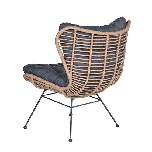 Garden Impressions Libelle Relax Fauteuil - Natural Rotan/Mystic Grey - afbeelding 2