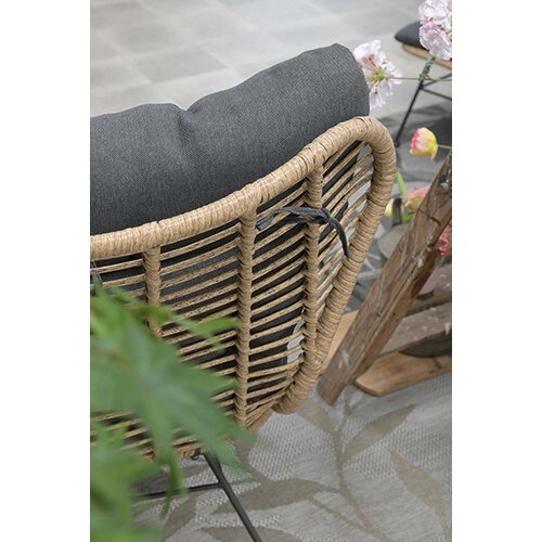Garden Impressions Libelle Relax Fauteuil - Natural Rotan/Mystic Grey - afbeelding 6